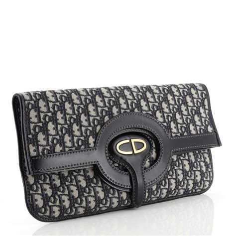 dior black clutch|christian dior foldable clutch.